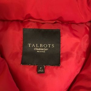 Talbot red puffer vest